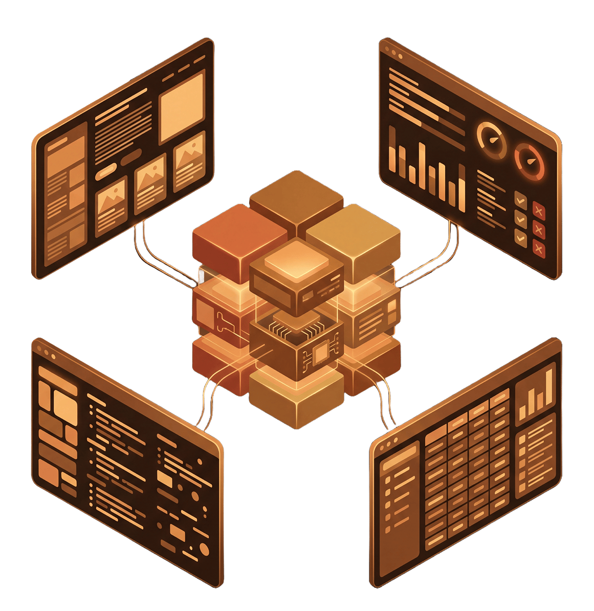 Proxy Network Infrastructure Ad Verification Illustration