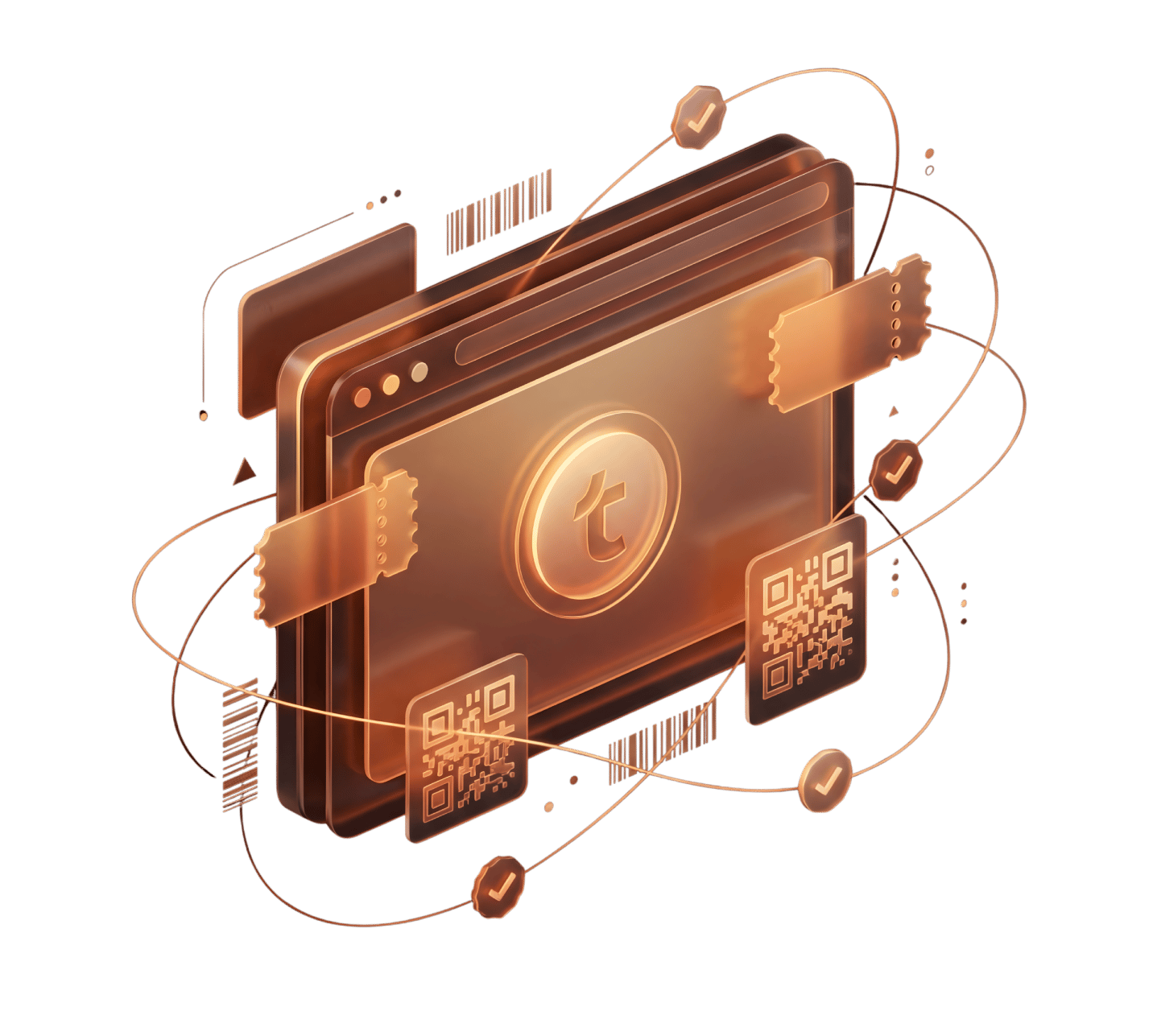 Proxy Network Infrastructure Ad Verification Illustration