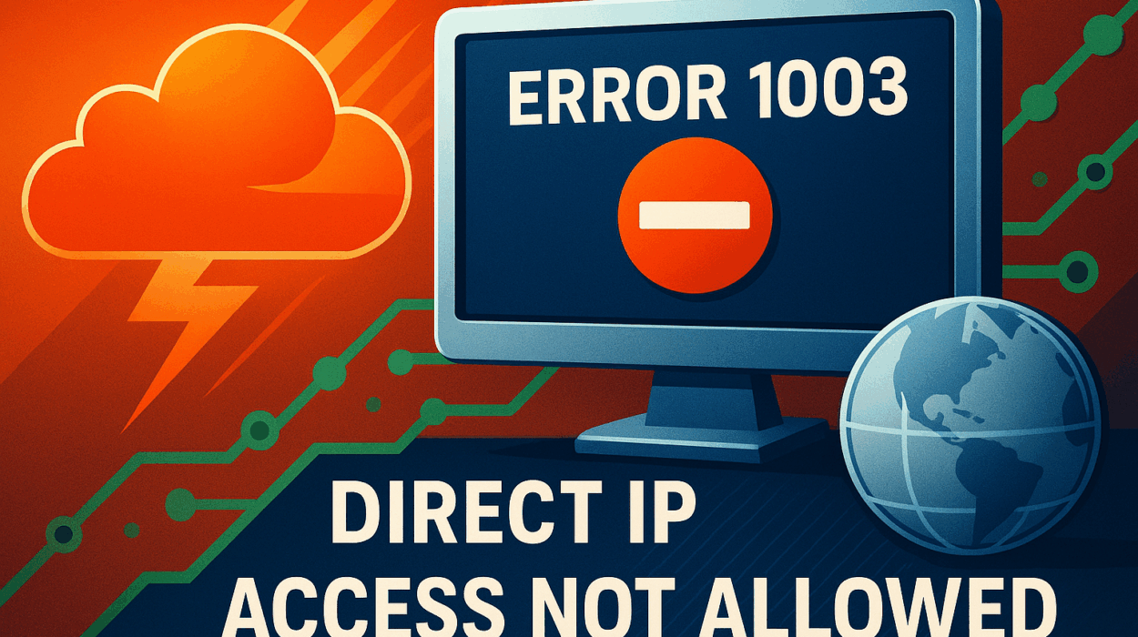 Cloudflare Error 1003 Explained: Causes and Actionable Fixes